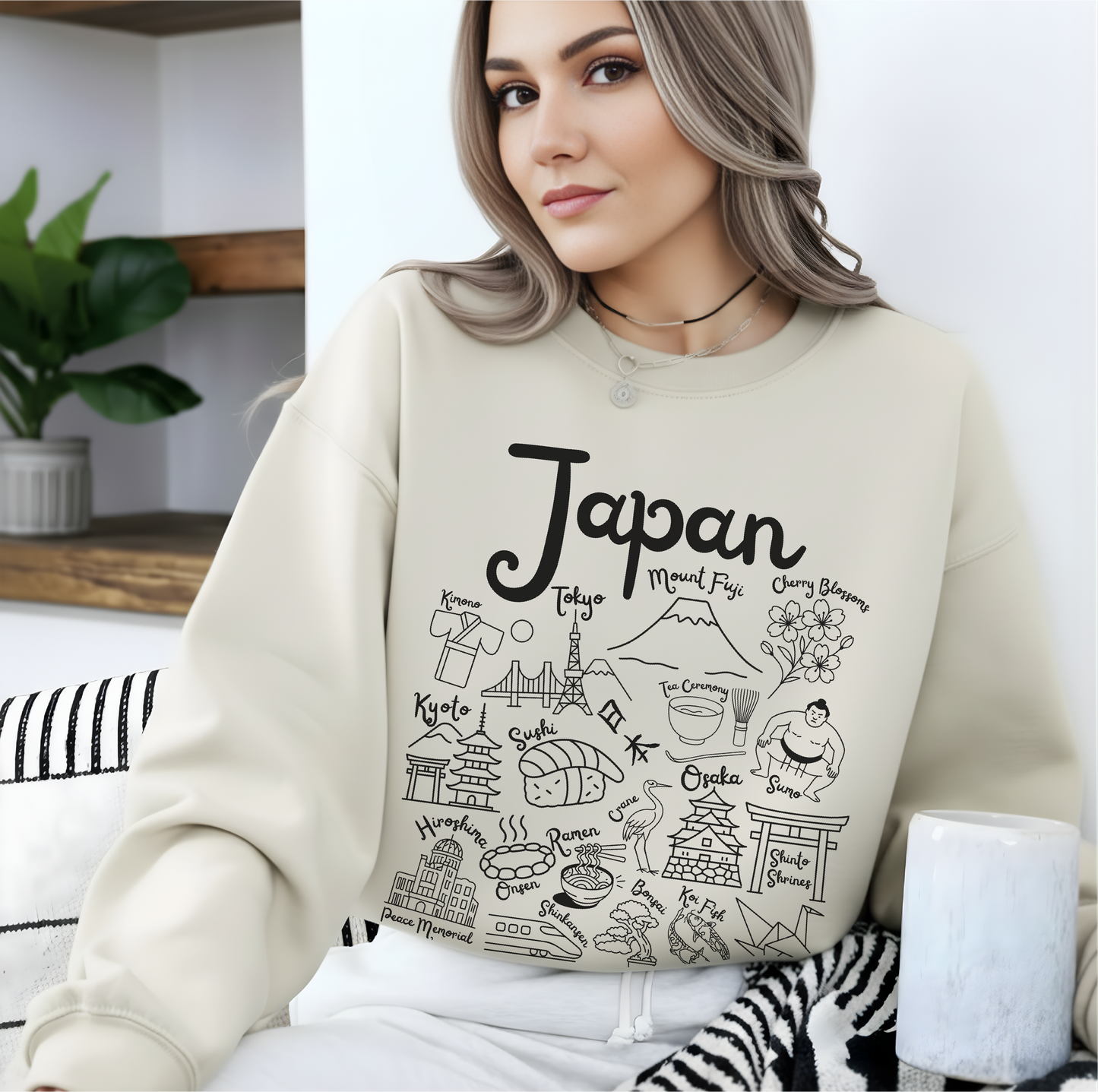 Japan Landmarks Sweatshirt