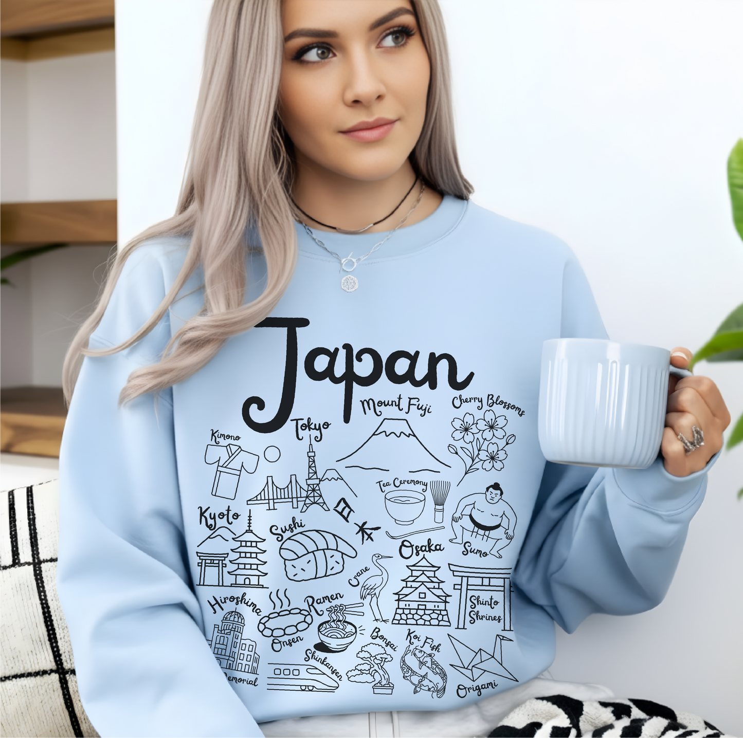 Japan Landmarks Sweatshirt