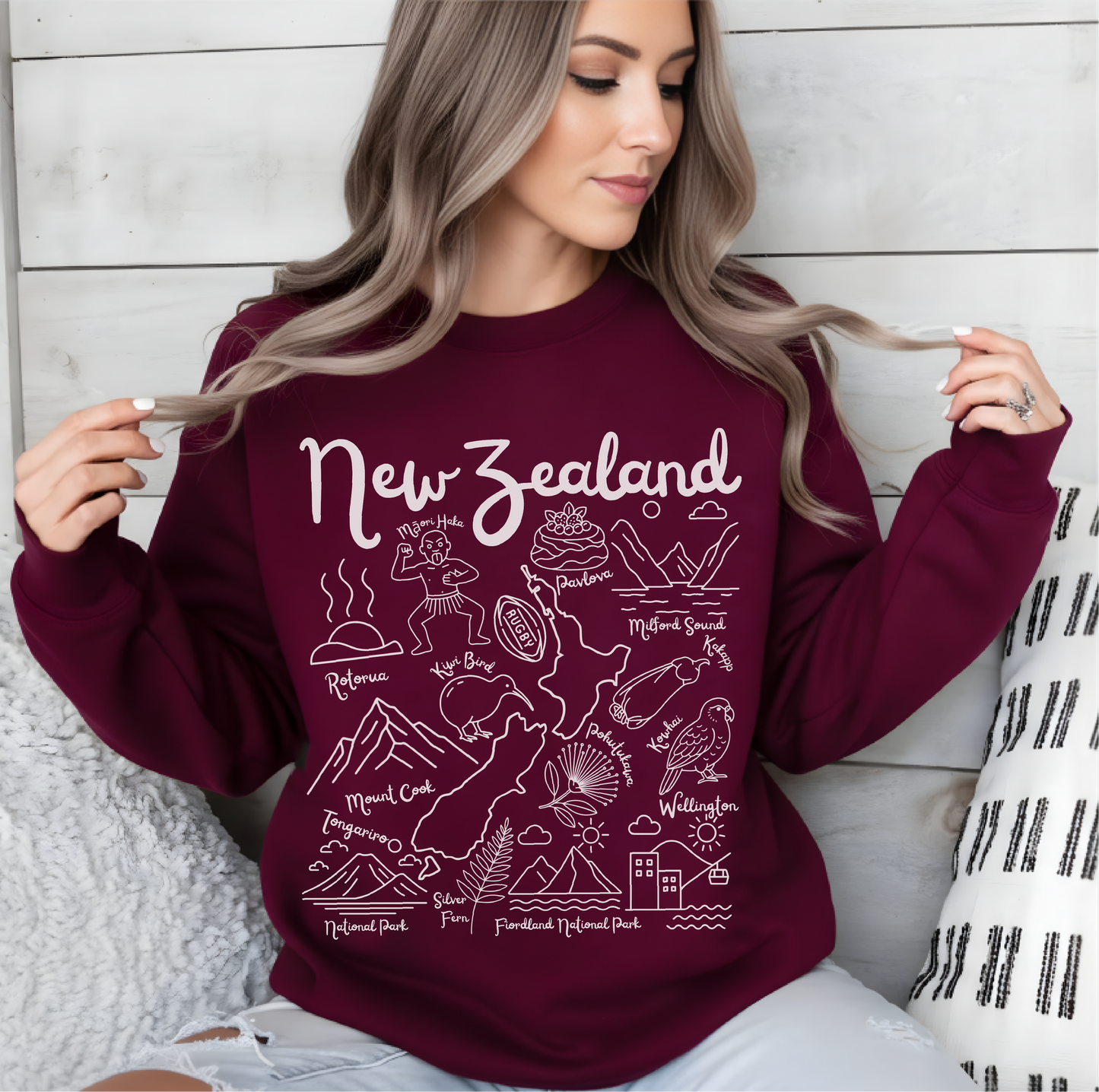 New Zealand Landmarks Sweatshirt