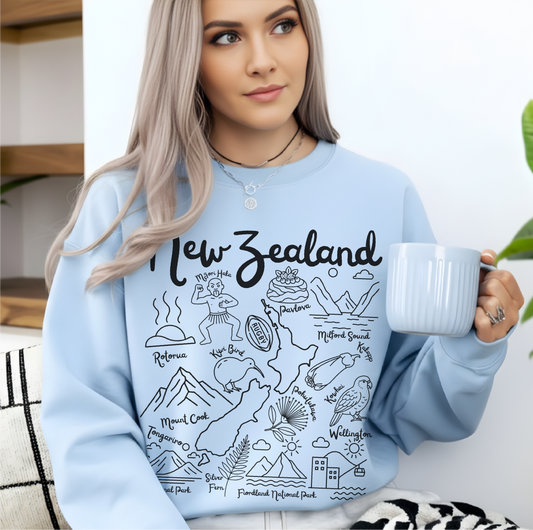 New Zealand Landmarks Sweatshirt
