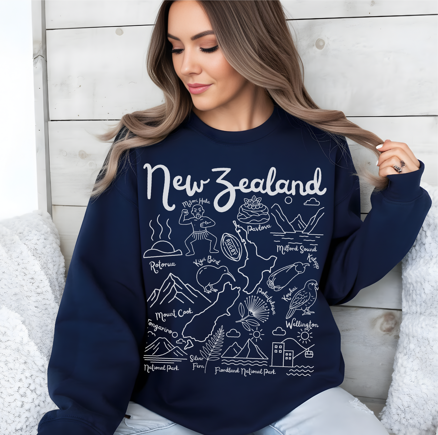 New Zealand Landmarks Sweatshirt