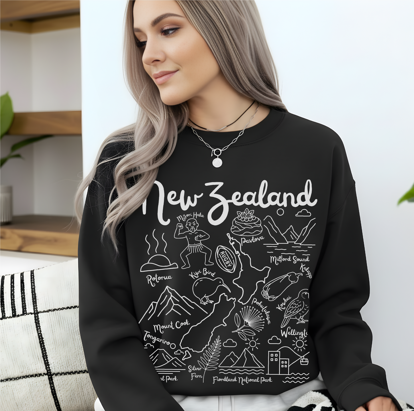 New Zealand Landmarks Sweatshirt