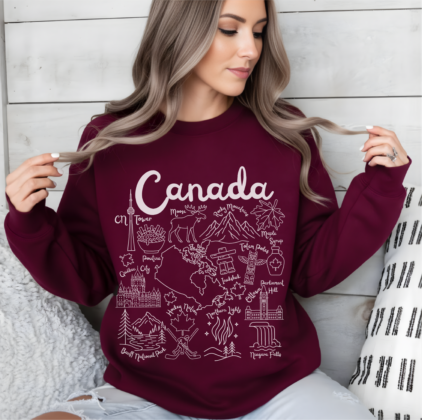 Canada Landmarks Sweatshirt