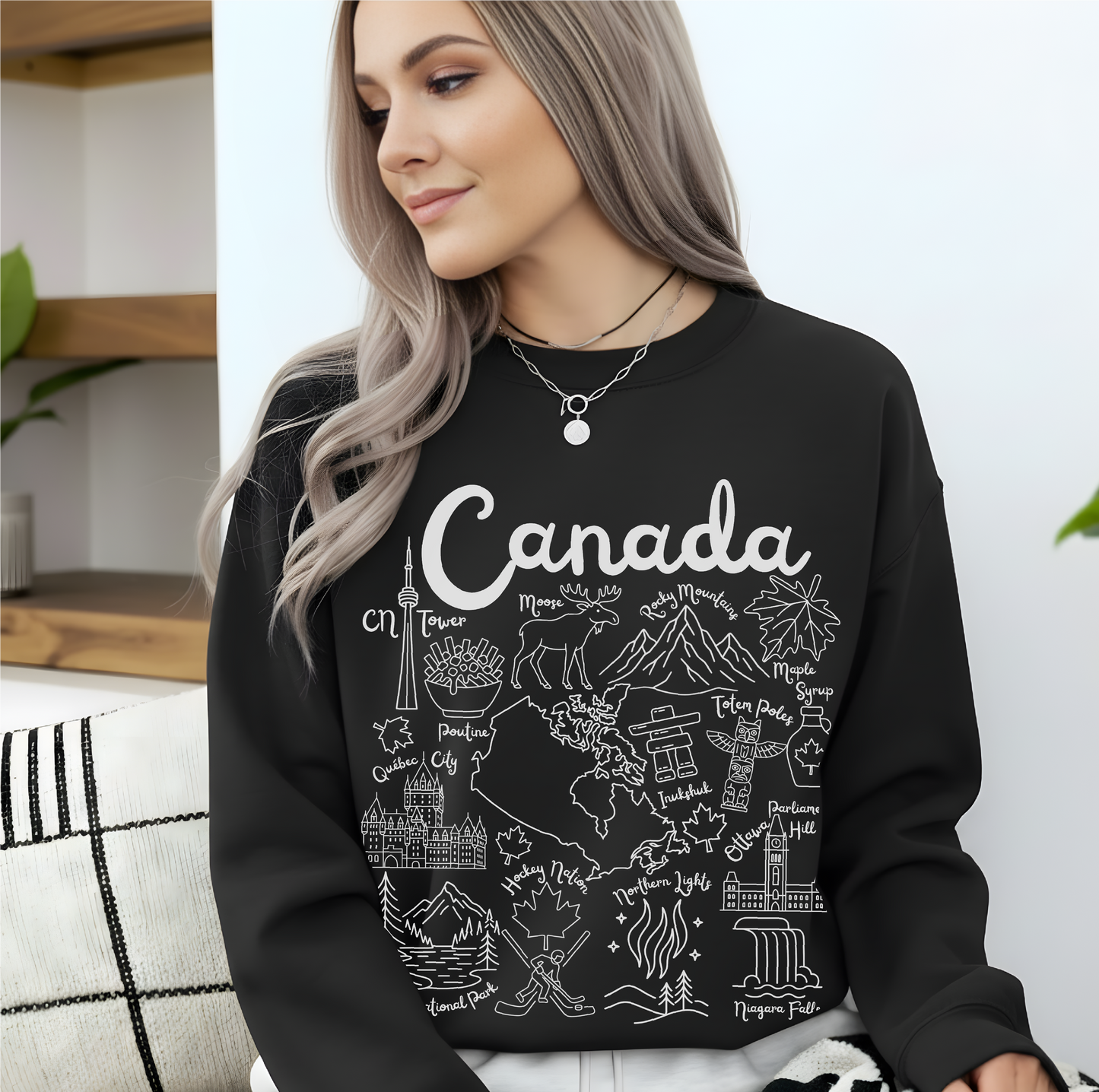 Canada Landmarks Sweatshirt