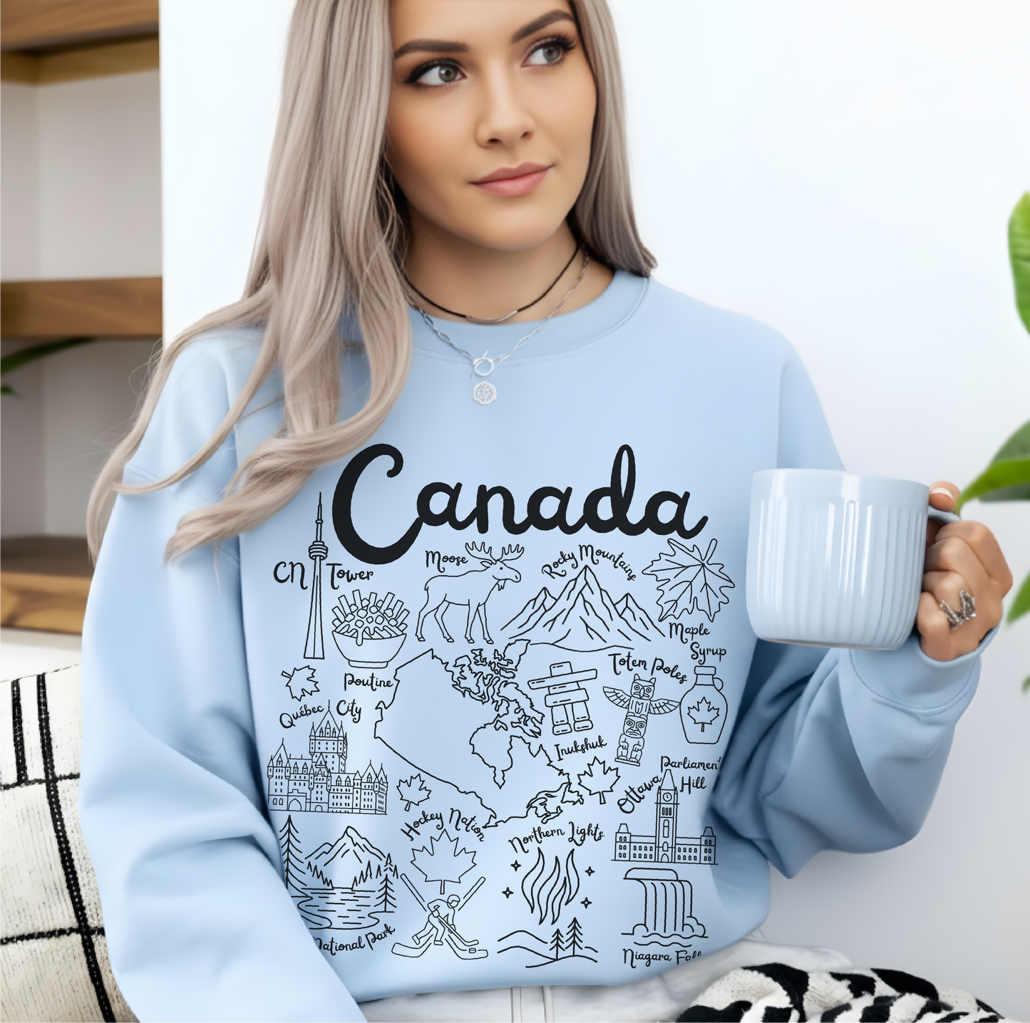 Canada Landmarks Sweatshirt