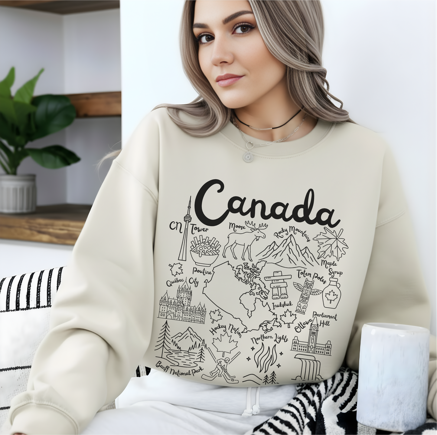 Canada Landmarks Sweatshirt
