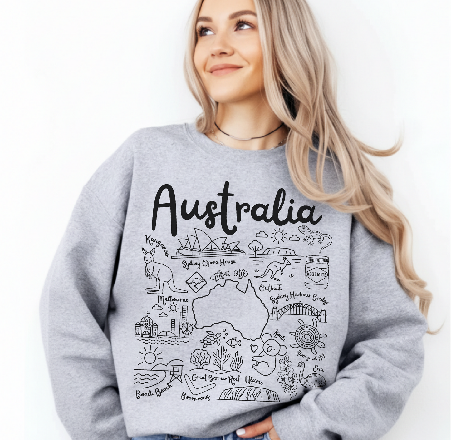 Australia Landmarks Sweatshirt