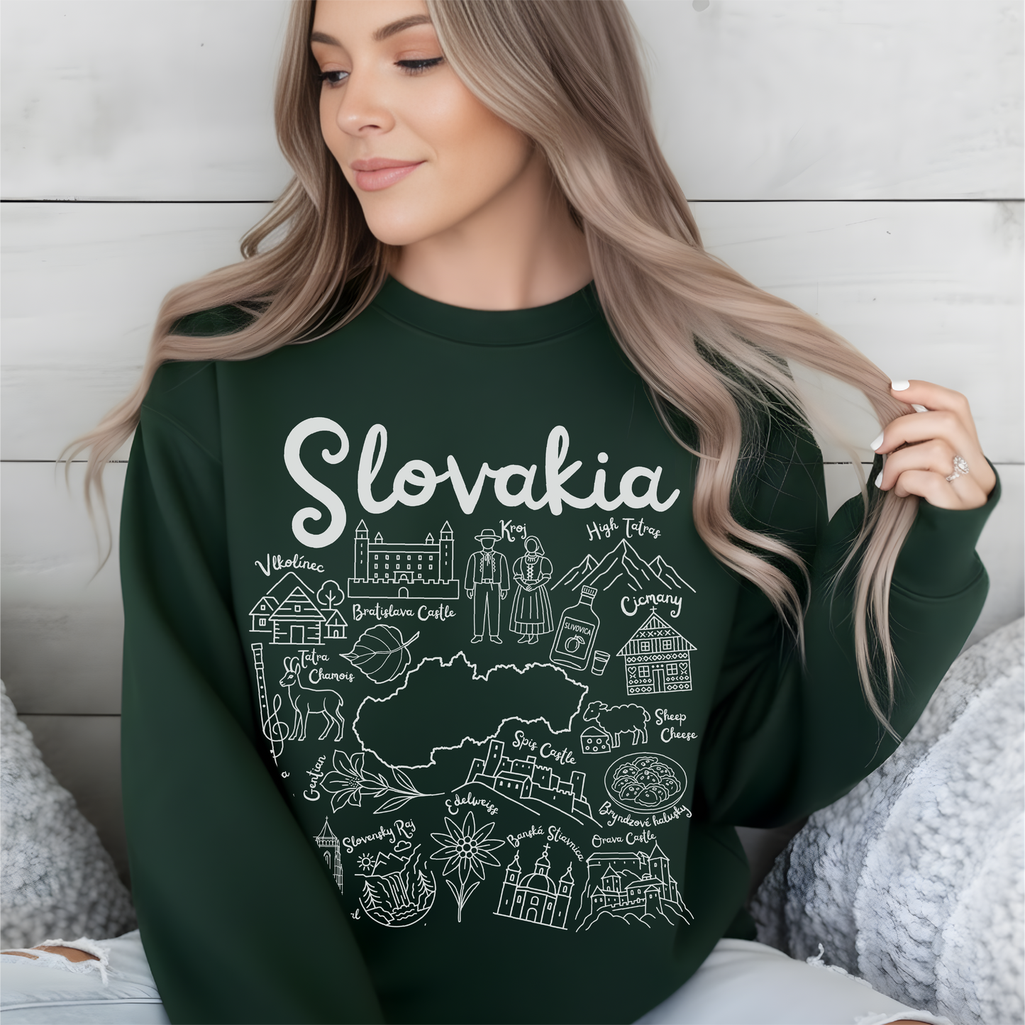Slovakia Landmarks Sweatshirt
