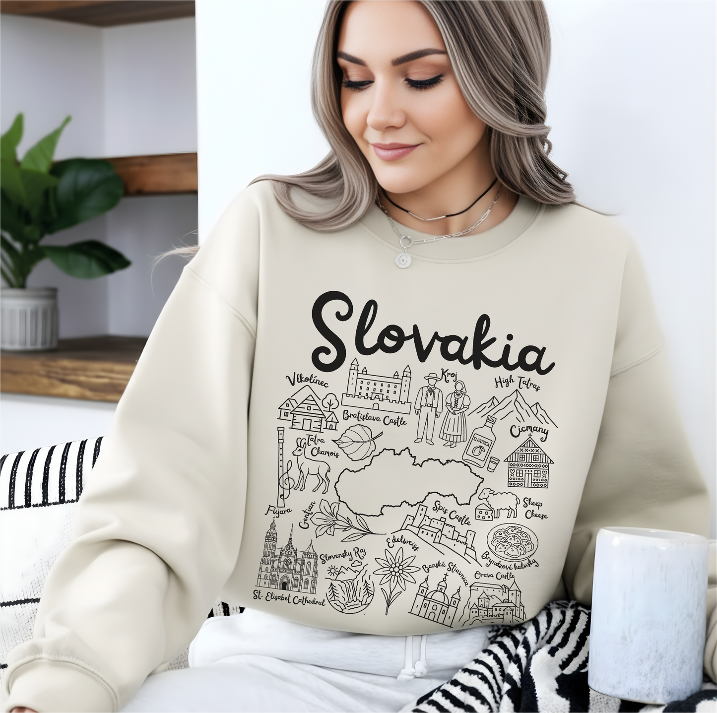 Slovakia Landmarks Sweatshirt
