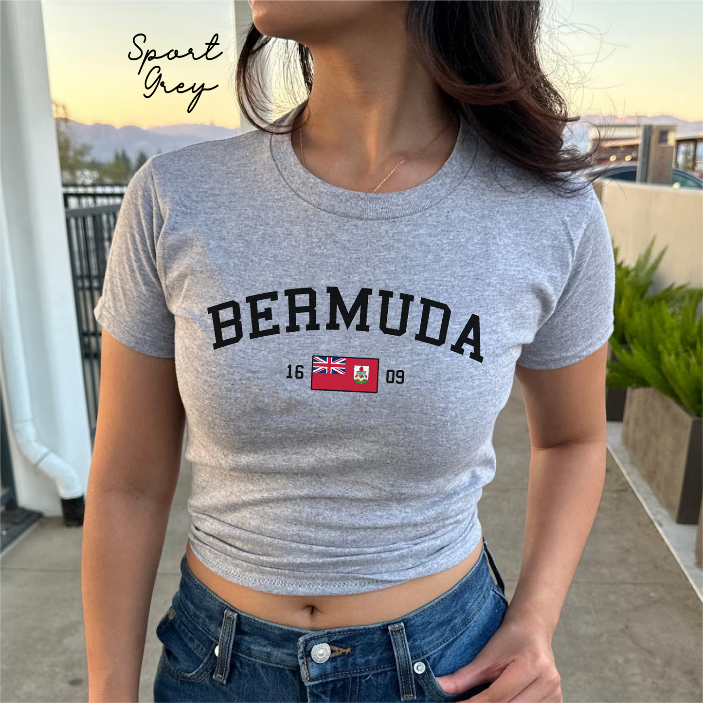 Bermuda Y2K Women's Baby Tee
