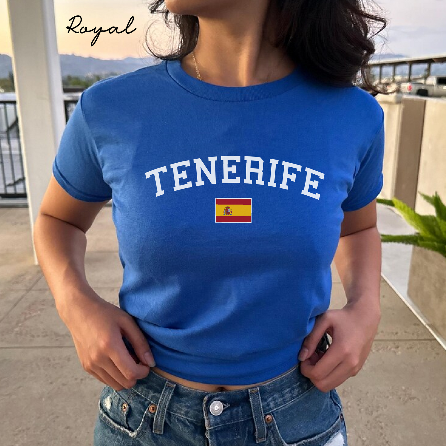 Tenerife Y2K Women's Baby Tee