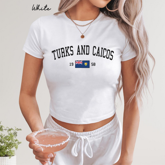 Turks and Caicos Women's Baby Tee