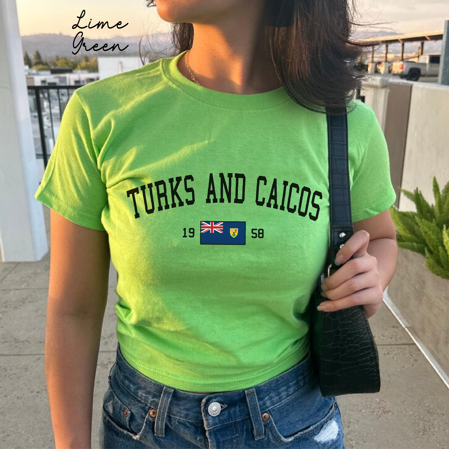 Turks and Caicos Women's Baby Tee