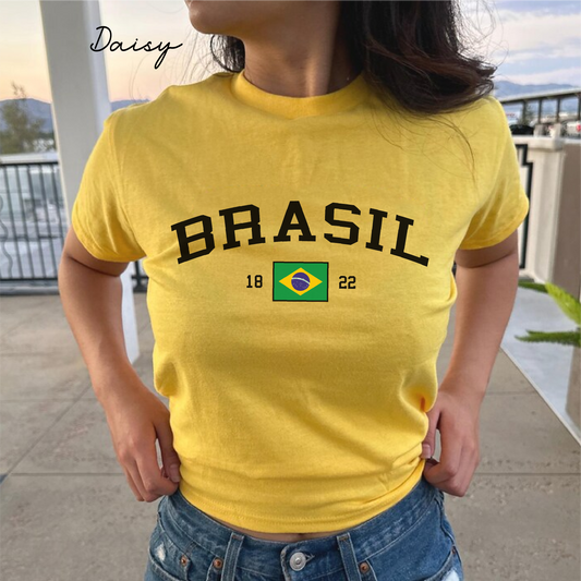 Brasil Y2K  Women's Baby Tee