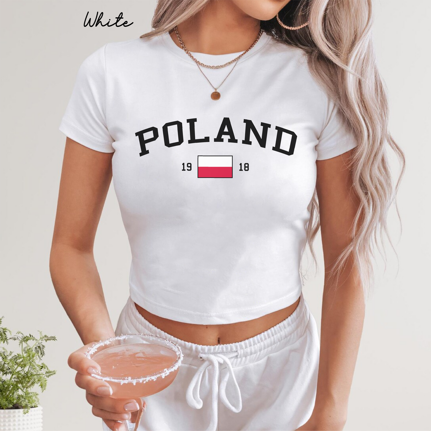 Poland Y2K Women's Baby Tee