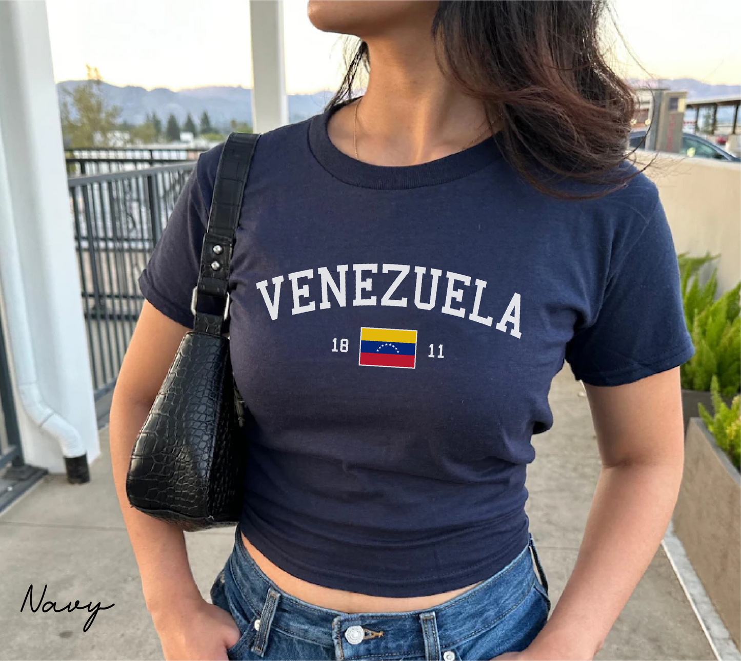 Venezuela Y2K Women's Baby Tee