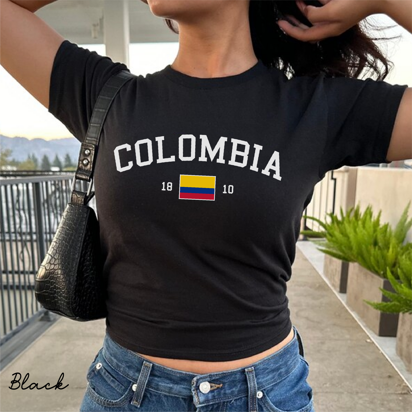 Colombia Y2K  Women's Baby Tee