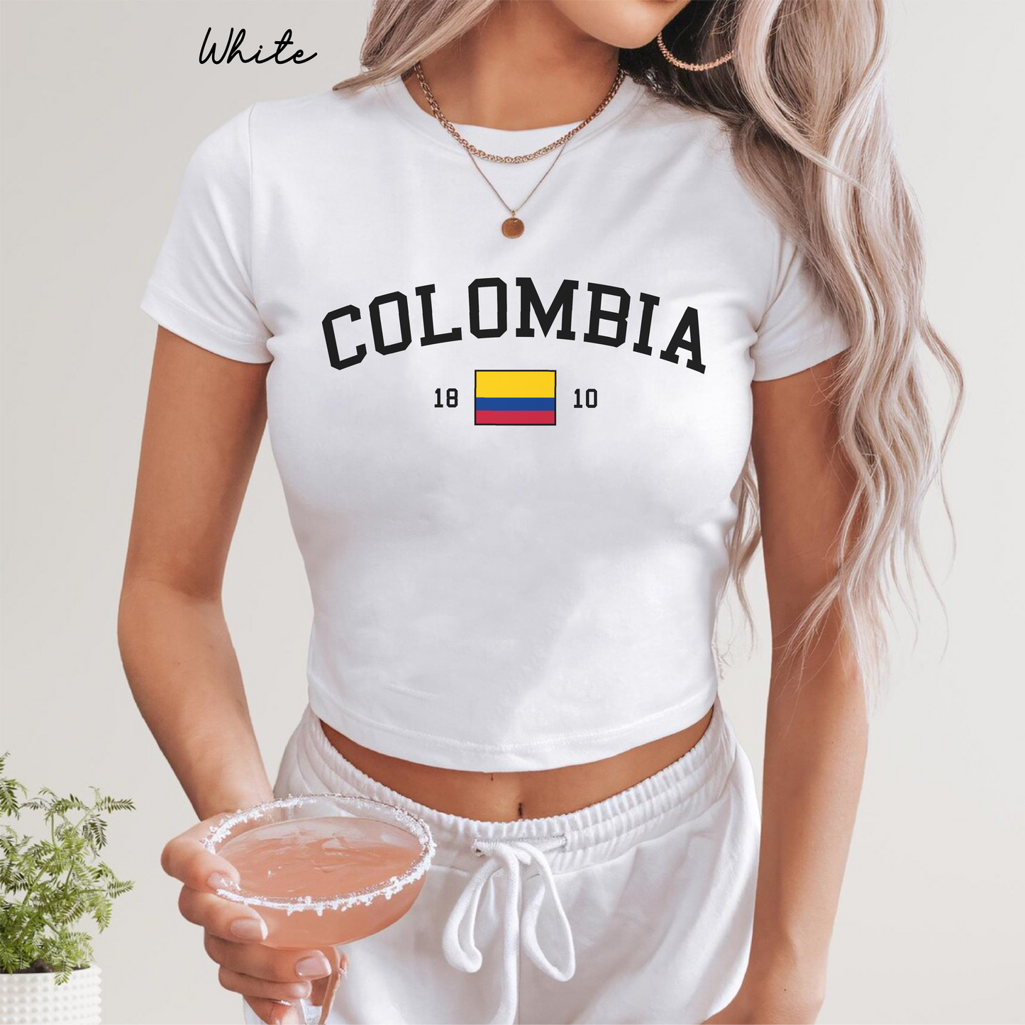 Colombia Y2K  Women's Baby Tee