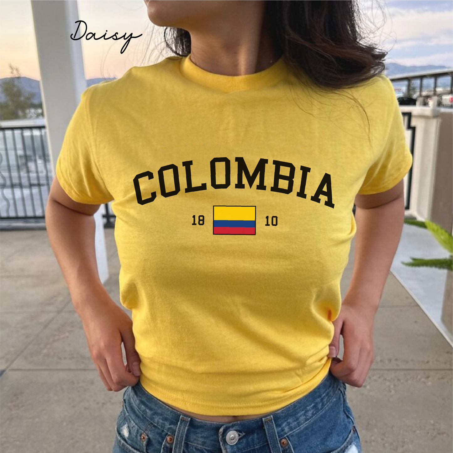 Colombia Y2K  Women's Baby Tee