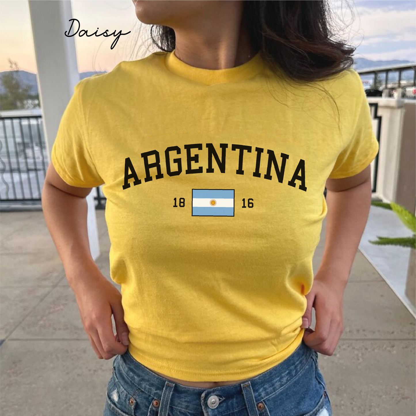 Argentina  Y2K Women's Baby Tee