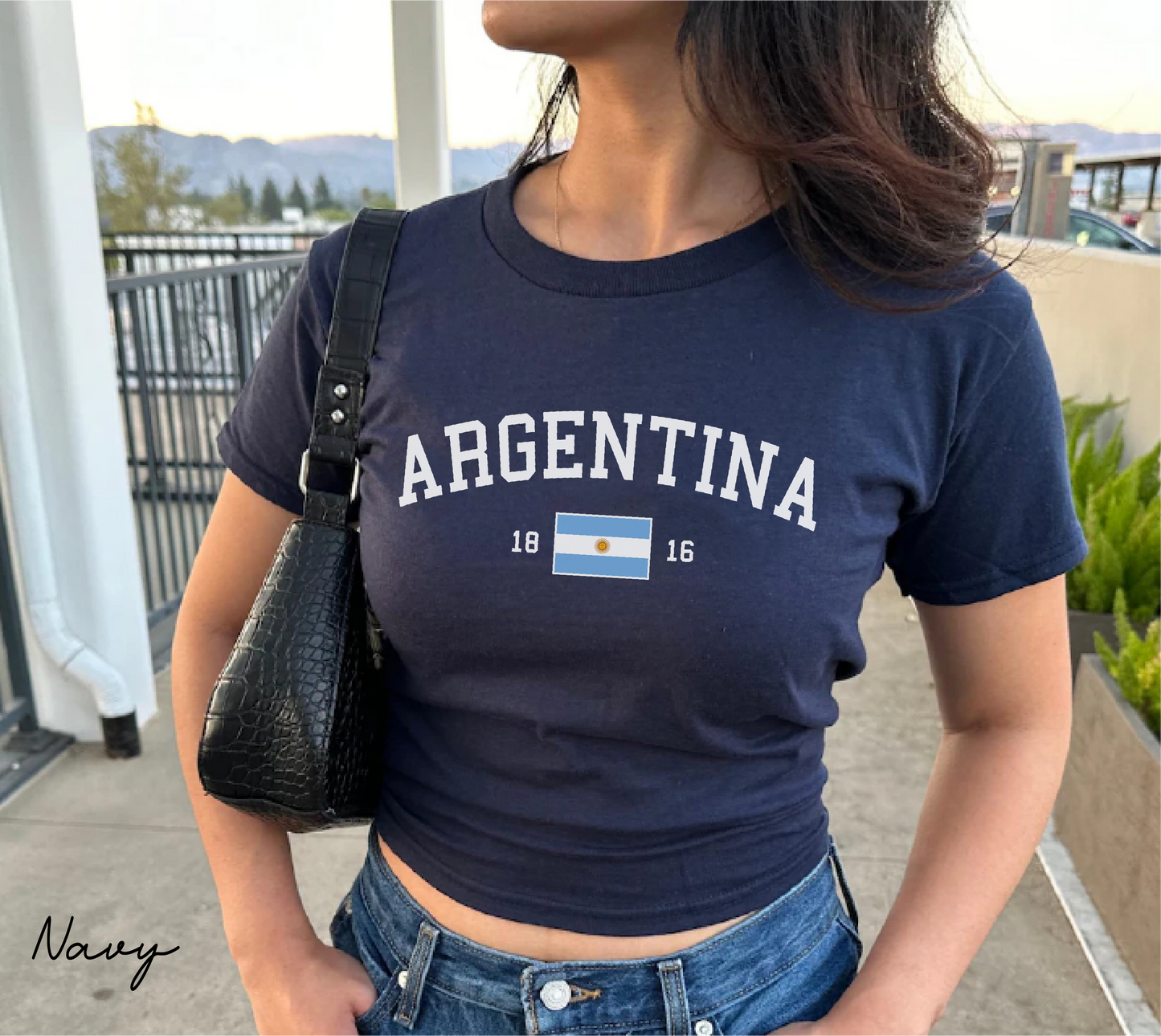 Argentina  Y2K Women's Baby Tee