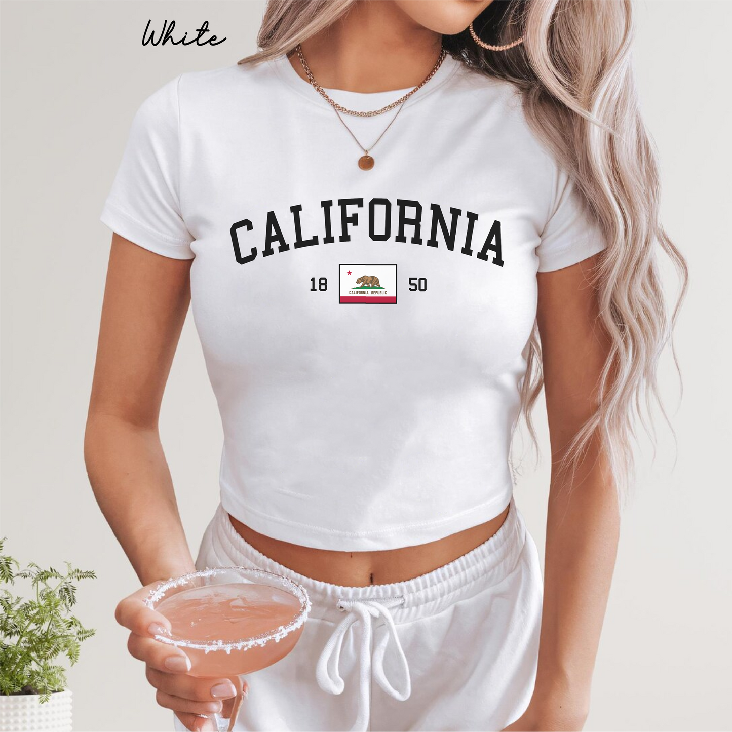 California Y2K Women's Baby Tee