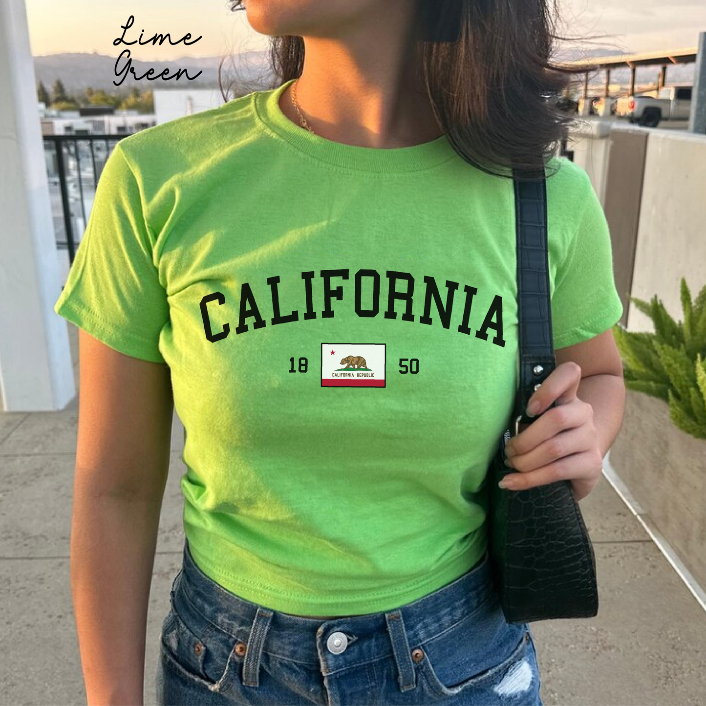 California Y2K Women's Baby Tee