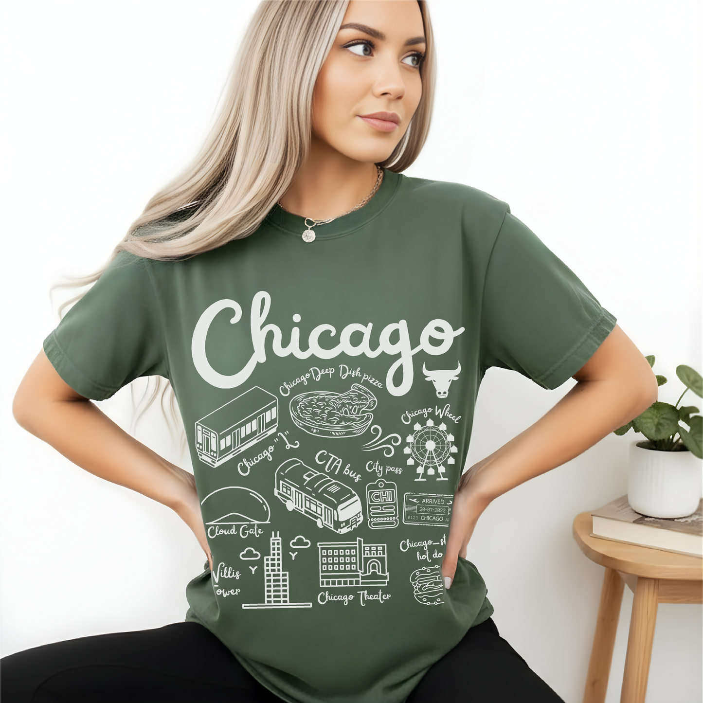 Chicago Landmarks t-shirt Comfort Colors®