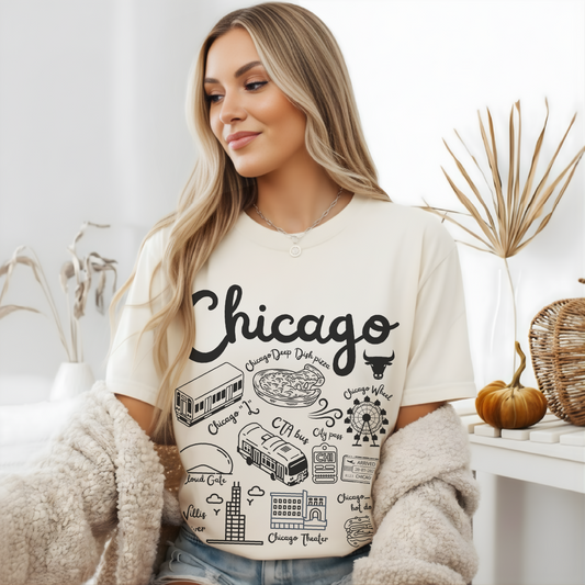 Chicago Landmarks t-shirt Comfort Colors®