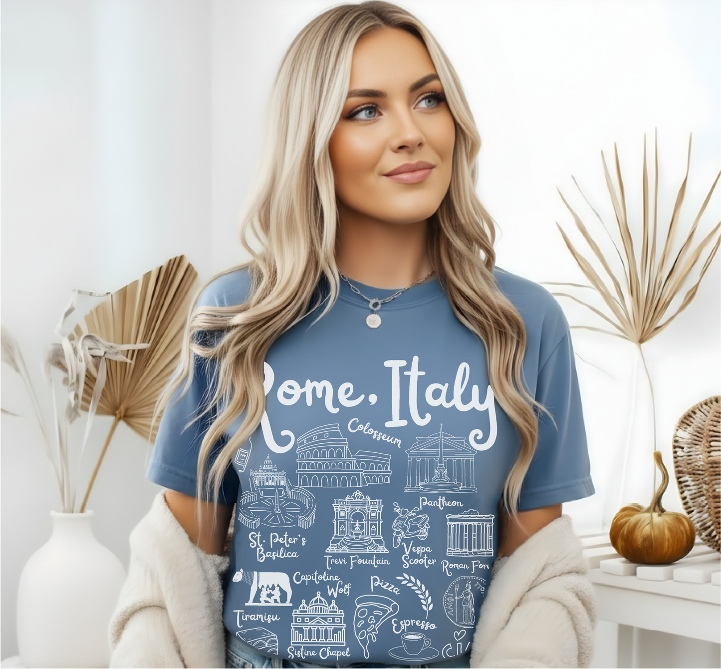 Rome Italy Landmarks t-shirt Comfort Colors®