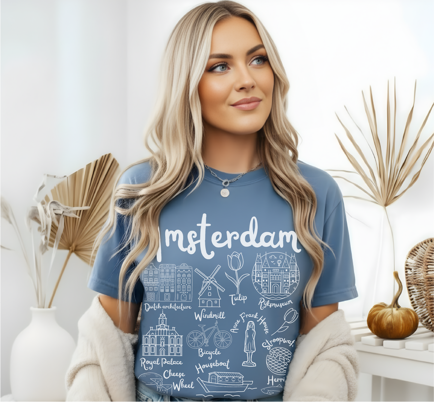 Amsterdam Landmarks t-shirt Comfort Colors®