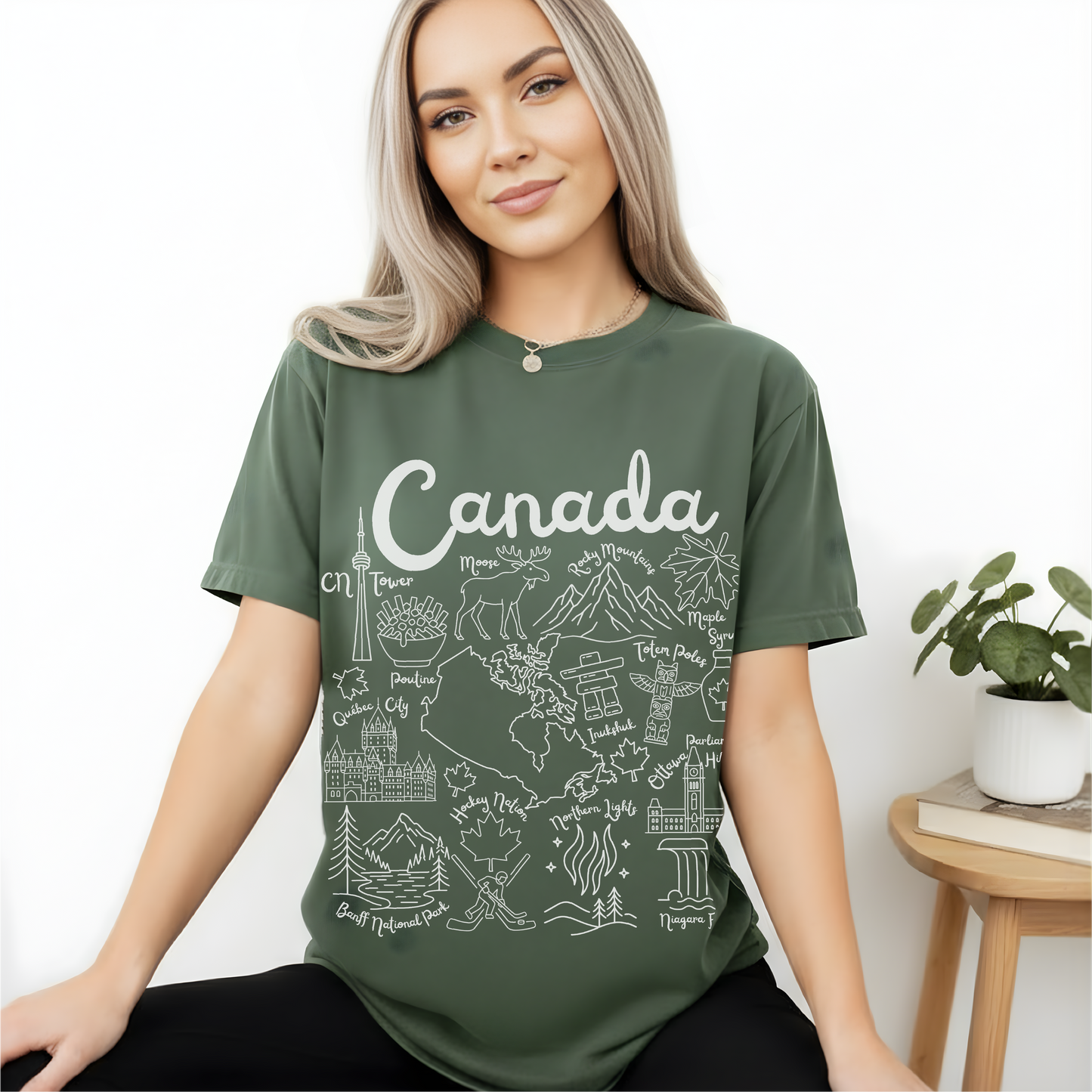 Canada Landmarks t-shirt Comfort Colors®