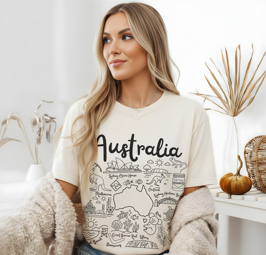 Australia Landmarks t-shirt Comfort Colors®