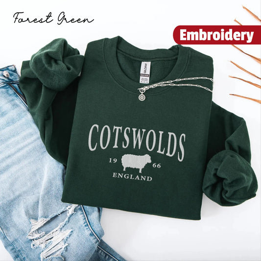 Cotswolds embroidery sweatshirt crewneck