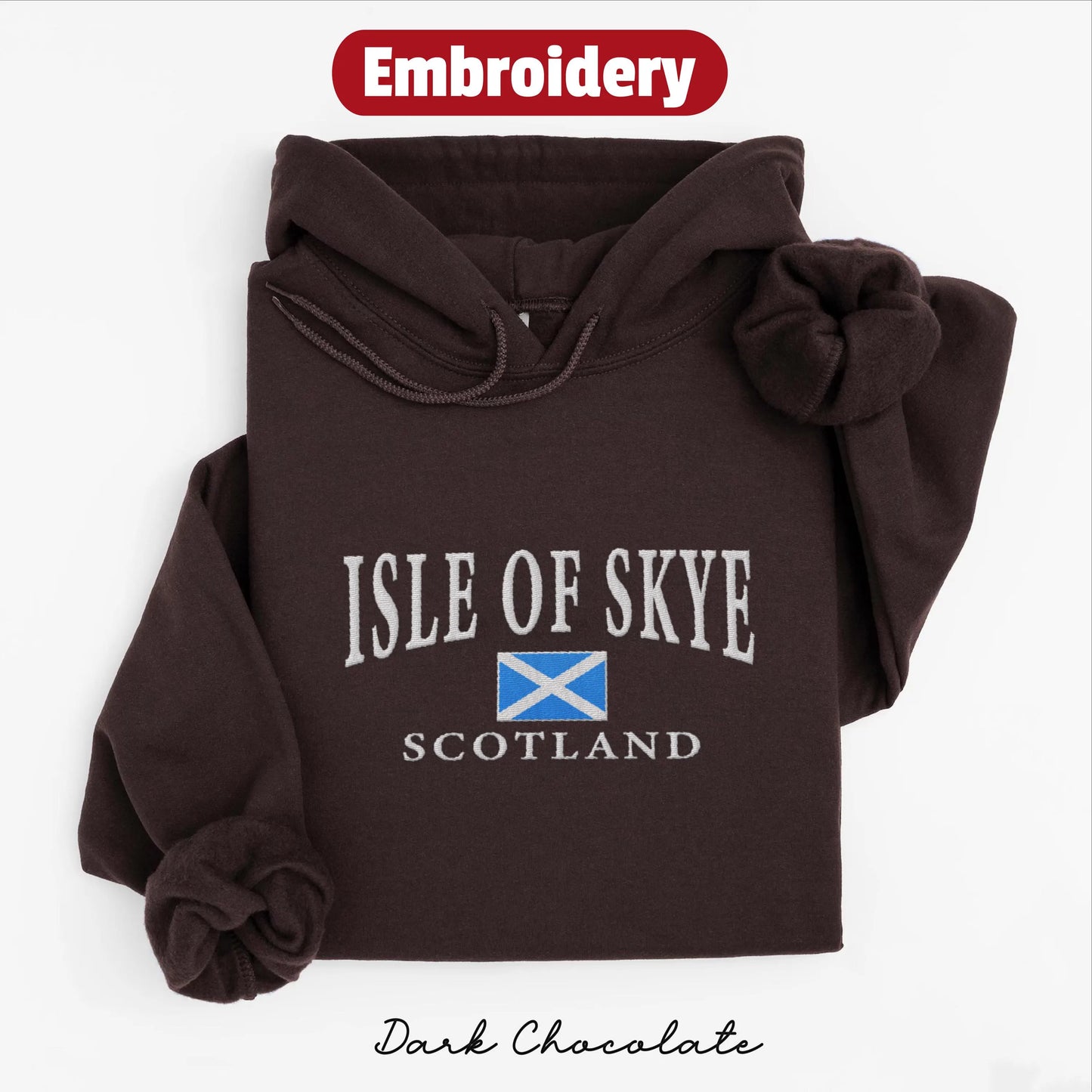 Isle of Skye embroidery hoodie