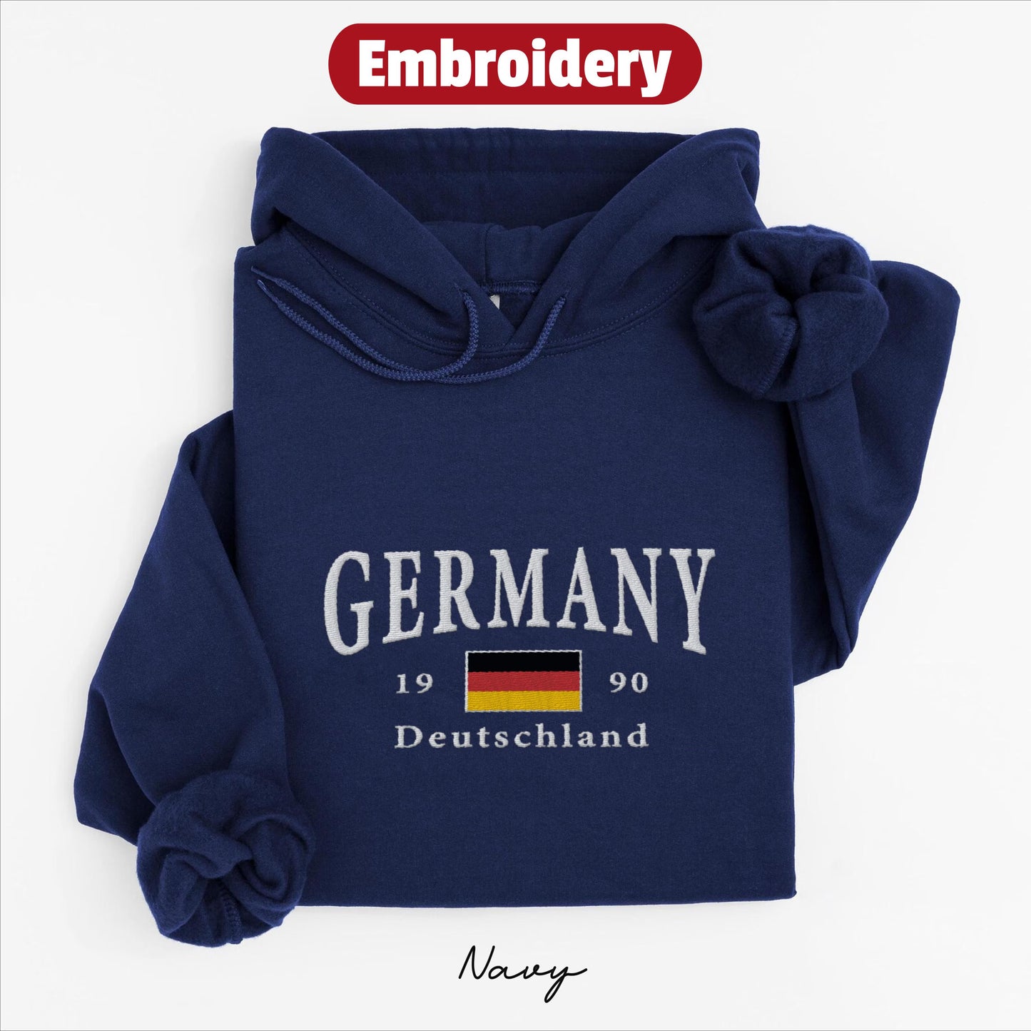 Germany embroidery hoodie