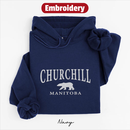 Churchill embroidery hoodie