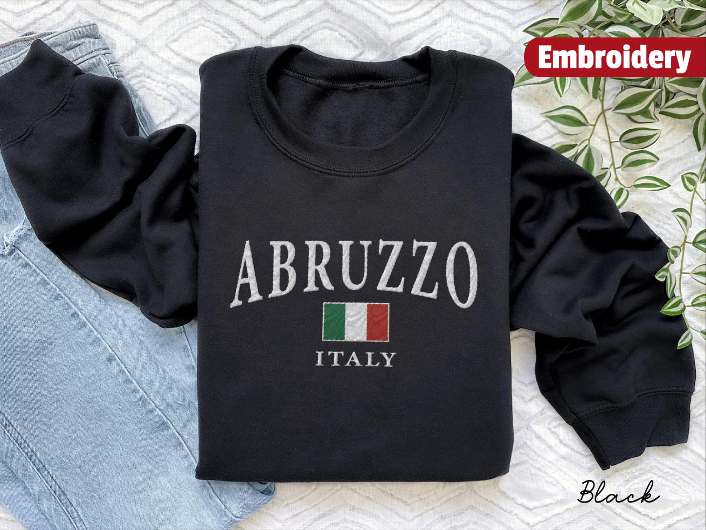 Abruzzo embroidered sweatshirt crewneck