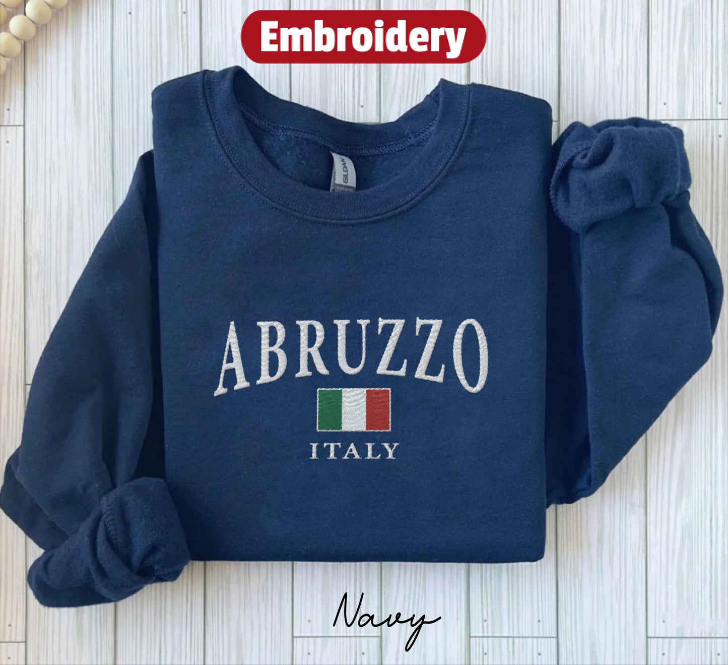 Abruzzo embroidered sweatshirt crewneck