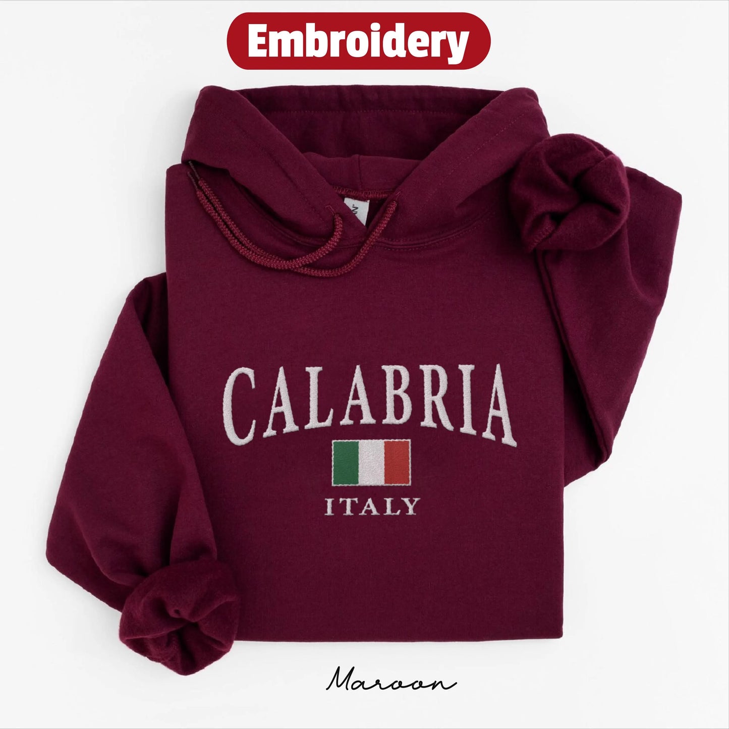 Calabria embroidered hoodie