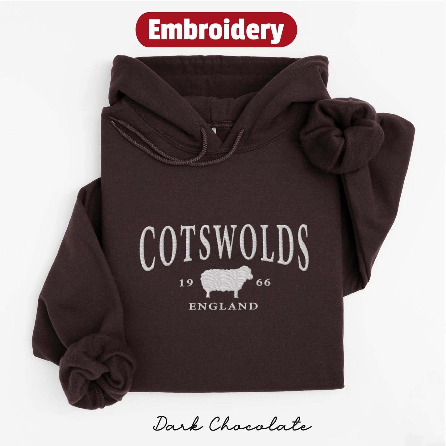 Cotswolds embroidery hoodie