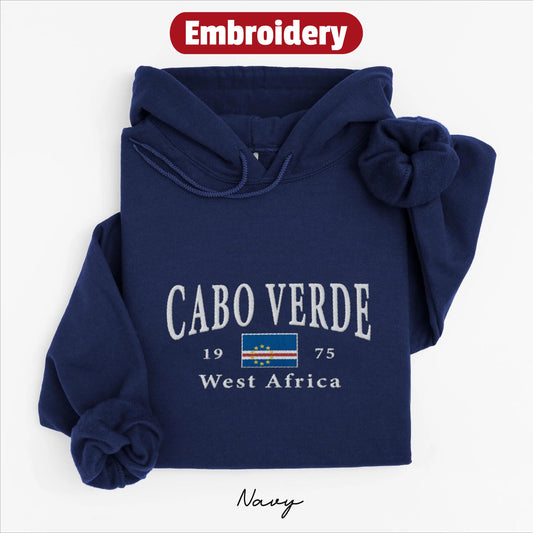 Cabo Verde embroidery hoodie