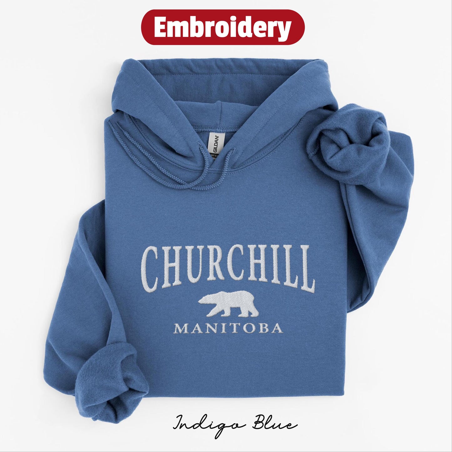 Churchill embroidery hoodie