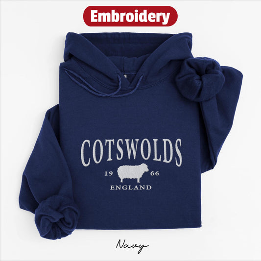 Cotswolds embroidery hoodie