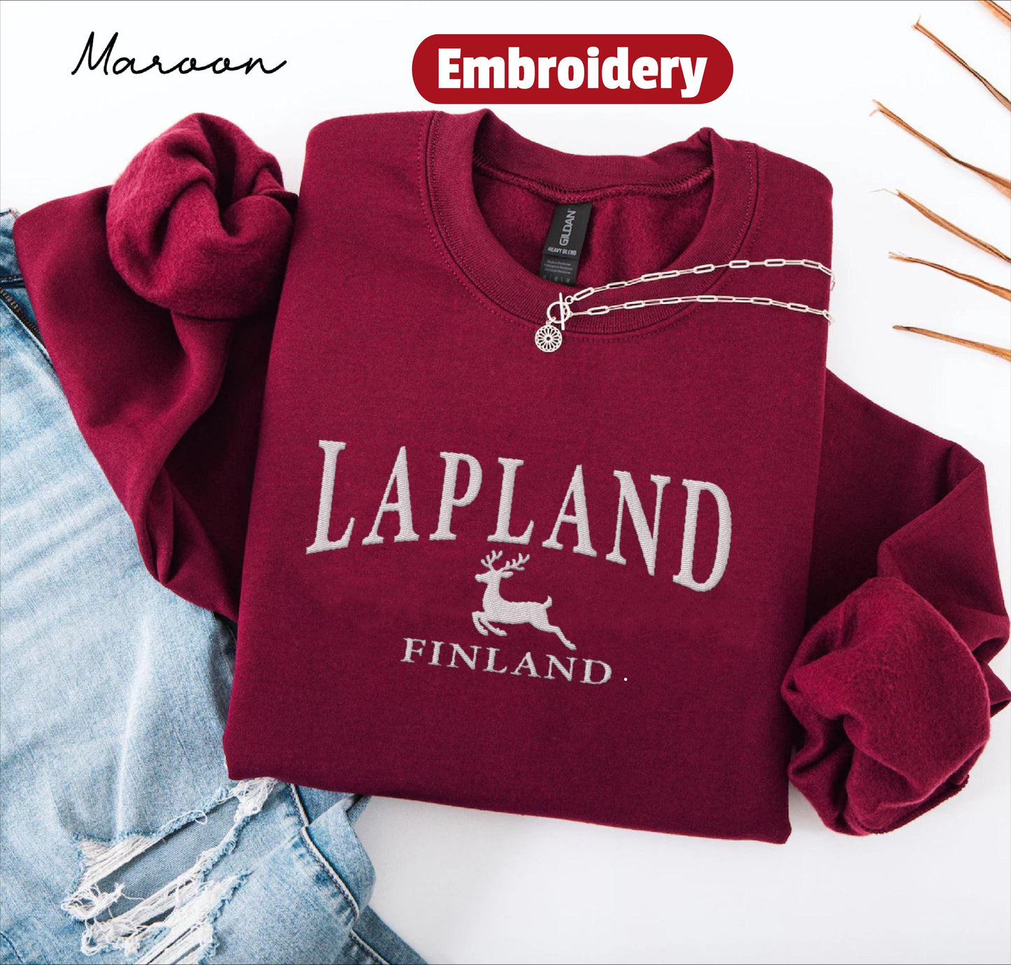 Lapland embroidered sweatshirt crewneck