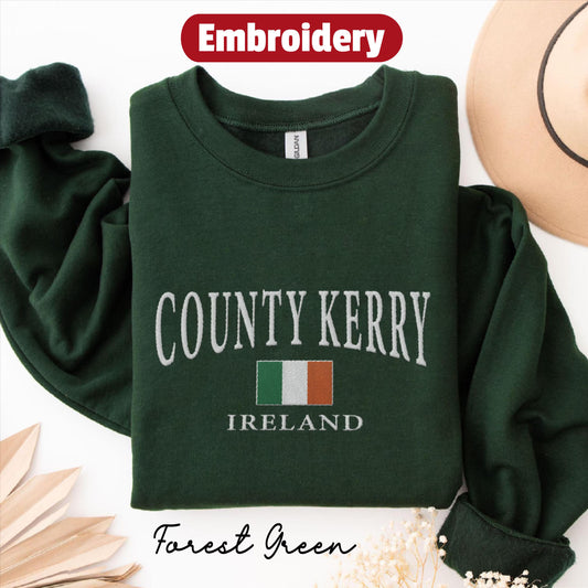 County Kerry embroidered sweatshirt crewneck