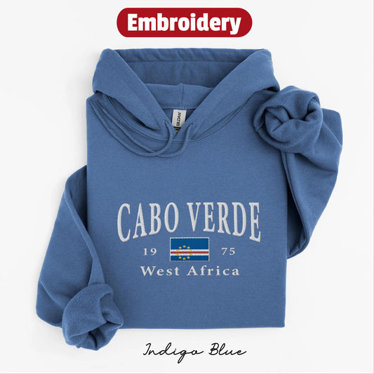 Cabo Verde embroidery hoodie
