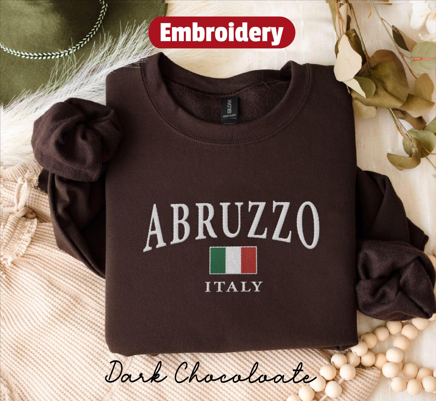 Abruzzo embroidered sweatshirt crewneck