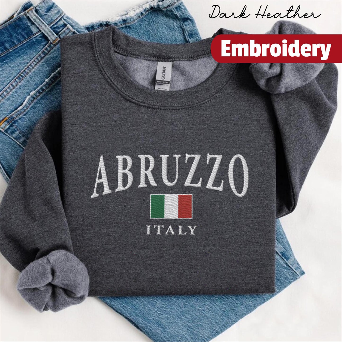 Abruzzo embroidered sweatshirt crewneck