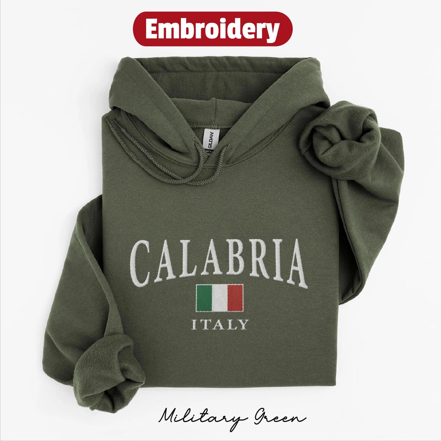 Calabria embroidered hoodie